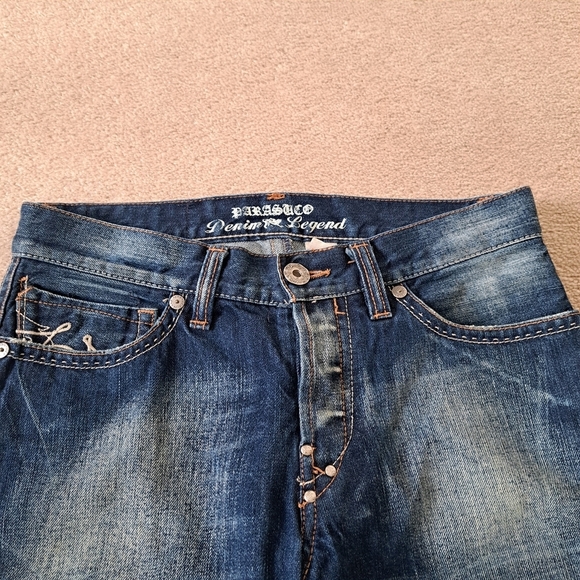 Parasuco Jeans Men's 29 Blue Fade Dark Wash Denim 29W x 32L Vintage - Picture 5 of 16